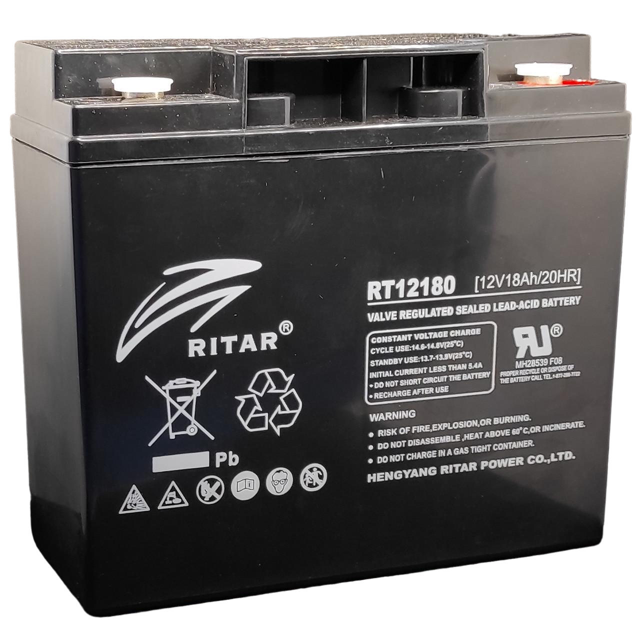 Акумуляторна батарея RITAR RT12180B 12V 18 Ah (18515816)
